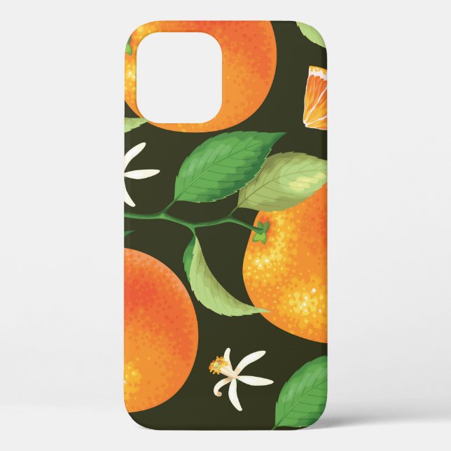 Bright seamless orange pattern design. Case-Mate iPhone case (Back)