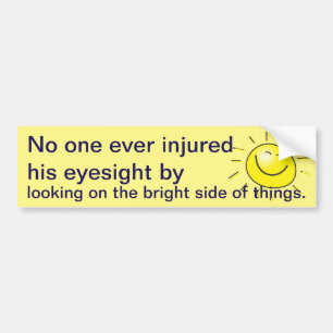 Bright side bumper sticker