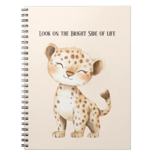Bright Side of Life Cheetah Notebook