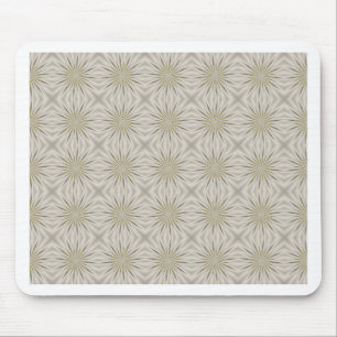 Bright Silver Christmas Stars Mouse Pad