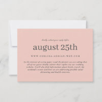 Bright Simple Type Wedding Online RSVP and Info
