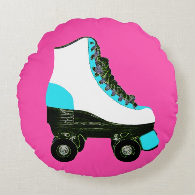 Bright Skate Round Cushion (Front)