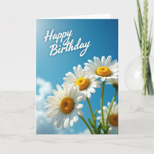 Bright Sky Birthday Bloom Card