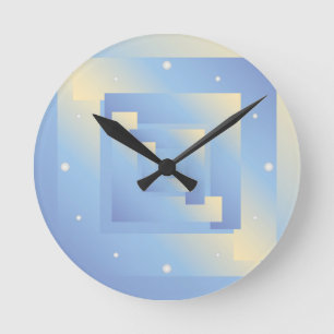 bright sky colours round clock