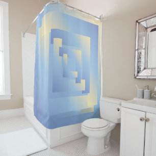 bright sky colours shower curtain