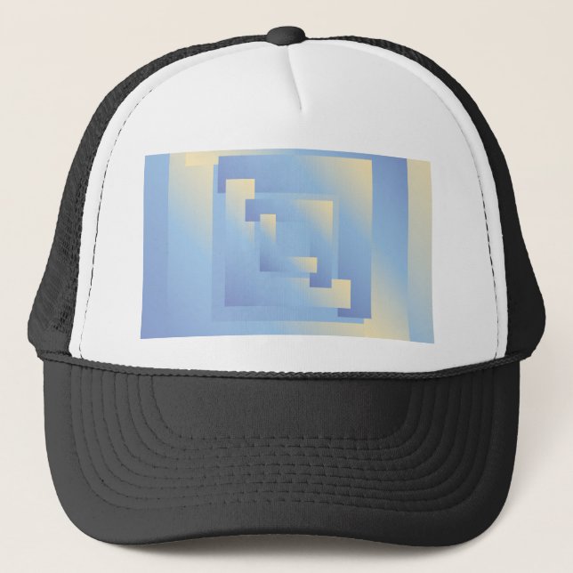 bright sky colours trucker hat (Front)