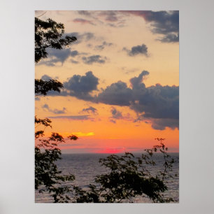 Bright Sky Sunset Poster