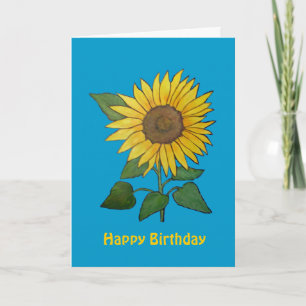 Bright Smiles Sunflower Birthdays Card
