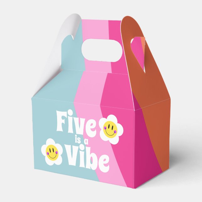 Bright Smiley Five is a Vibe Favour Box (Front Side)