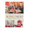 Bright Snowflakes Holiday Photo Card