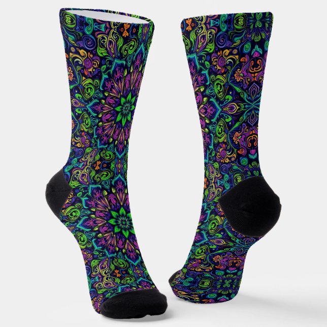 Bright Socks Elaborate Seamless Patterns 0039340 (Angled)