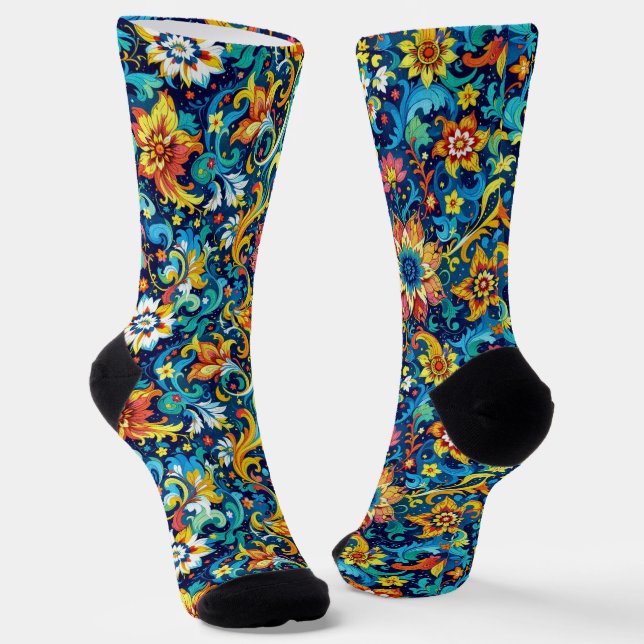 Bright Socks Elaborate Seamless Patterns 0039344 (Angled)