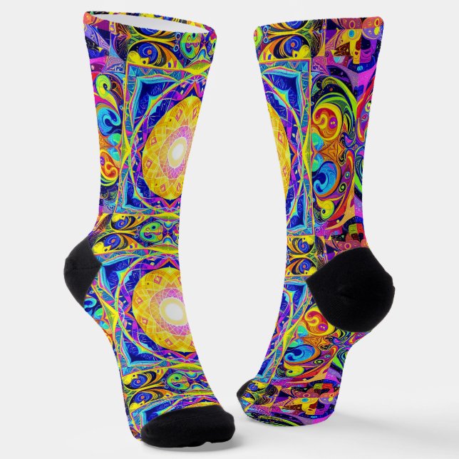 Bright Socks Elaborate Seamless Patterns 0039416 (Angled)