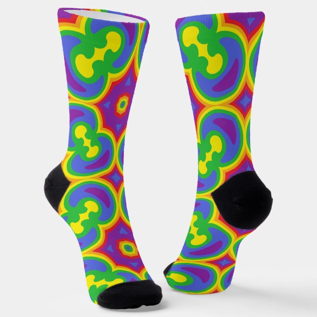 Bright Socks Fractal Seamless Patterns 0041990 (Angled)