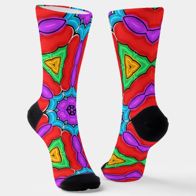 Bright Socks Fractal Seamless Patterns 0041992 (Angled)