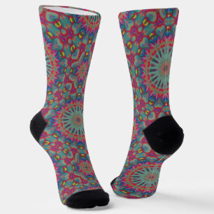 Bright Socks Fractal Seamless Patterns 0042003
