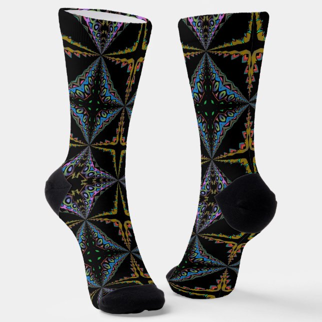 Bright Socks Fractal Seamless Patterns 0042027 (Angled)