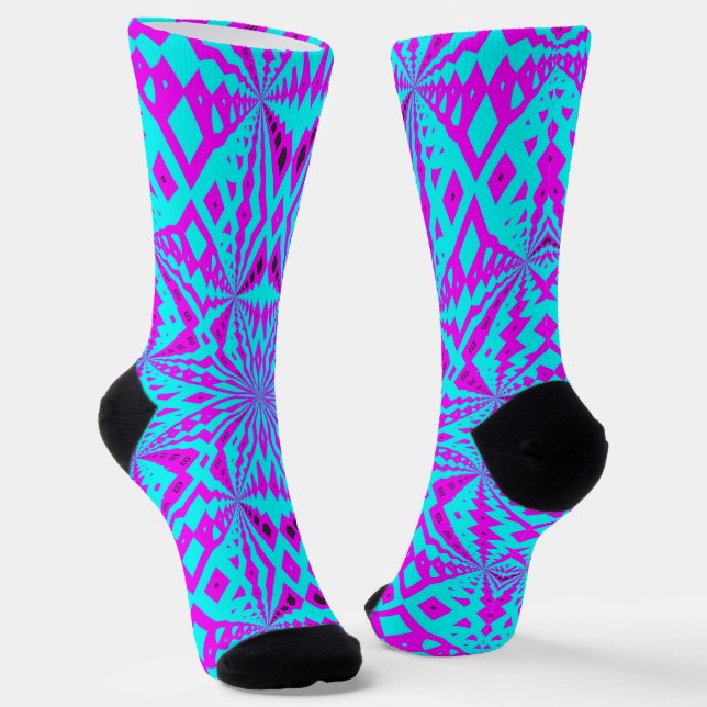 Bright Socks Fractal Seamless Patterns 0042053 (Angled)