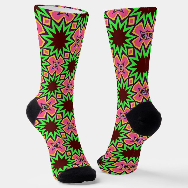 Bright Socks Fractal Seamless Patterns 0042059 (Angled)