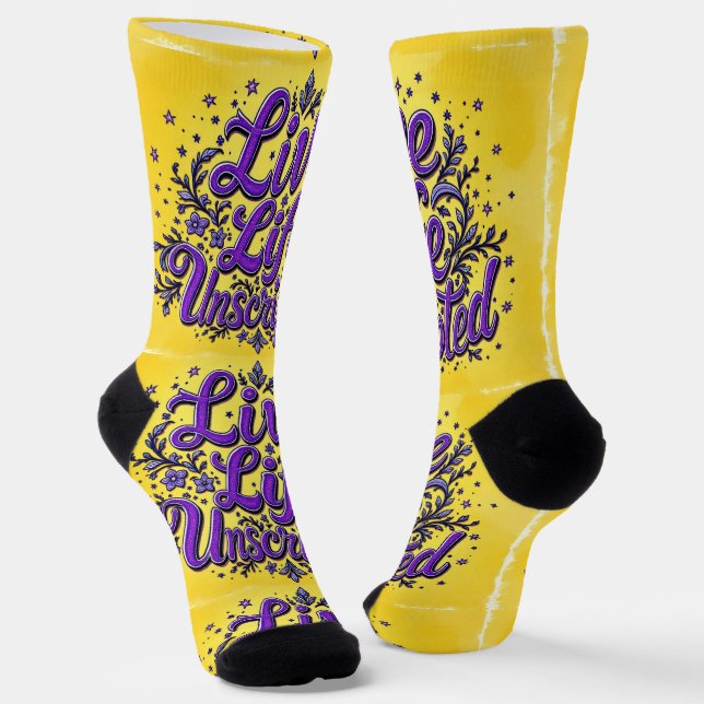 Bright Socks Motivational Art 0043999 (Angled)