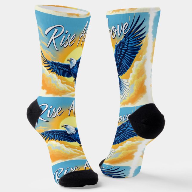 Bright Socks RANDOPIX Eagle Rise Above 0039495 (Angled)