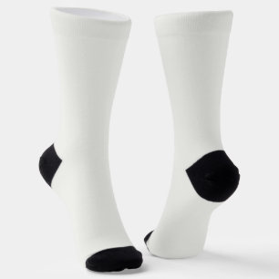 Bright Socks RANDOPIX Solid Colors Bright White