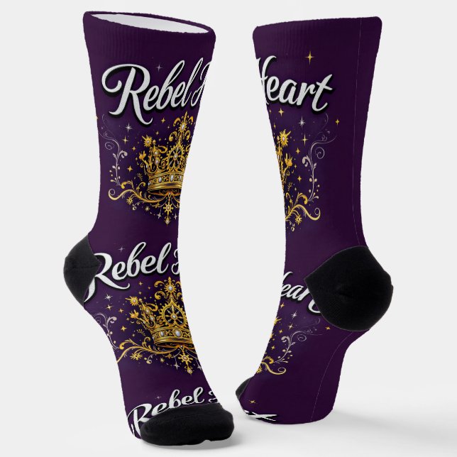 Bright Socks Rebel Heart 0044075 (Angled)