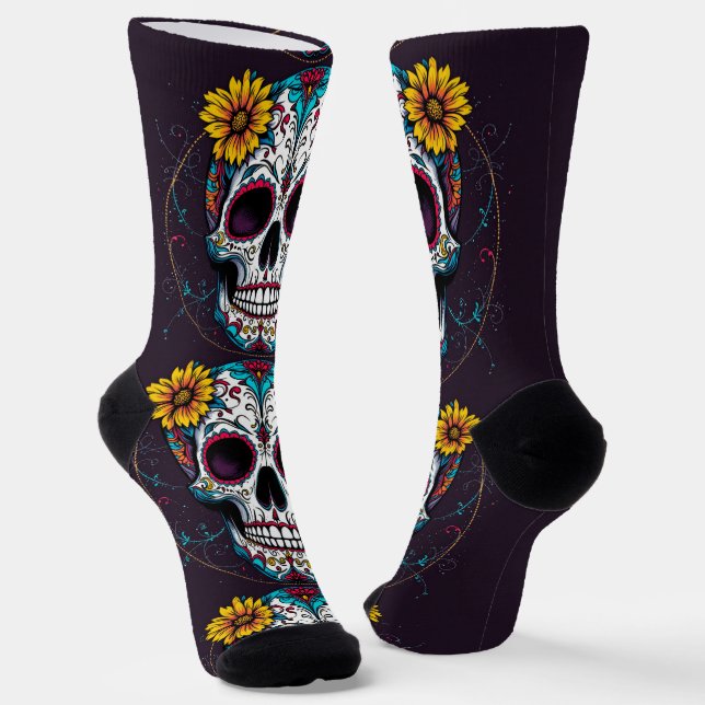 Bright Socks Skull Pics 0037649 (Angled)