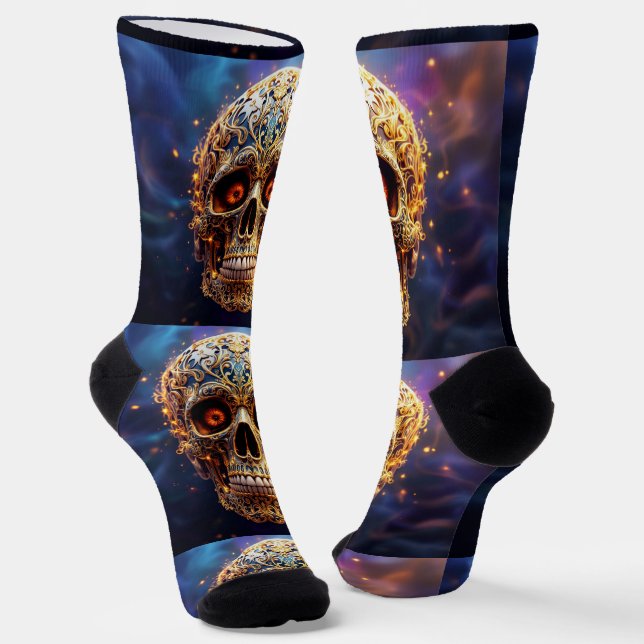 Bright Socks Skull Pics 0037657 (Angled)