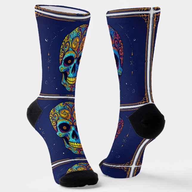 Bright Socks Skull Pics 0037659 (Angled)