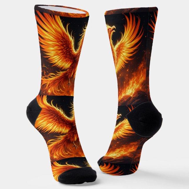 Bright Socks UNISEX Firebird 0040763 (Angled)