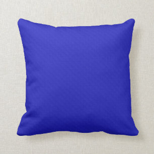 Bright Solid neon blue textured. Cushion