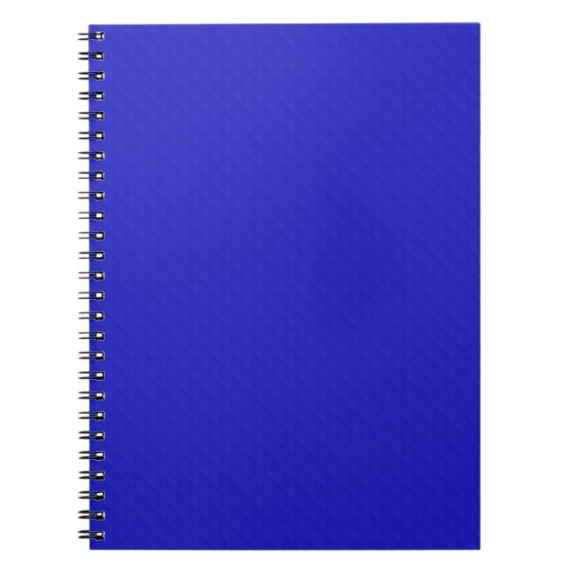 Bright Solid neon blue textured.  Notebook (Front)