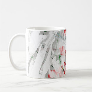 Bright Splash Red Poppy Watercolor Coffee Mug