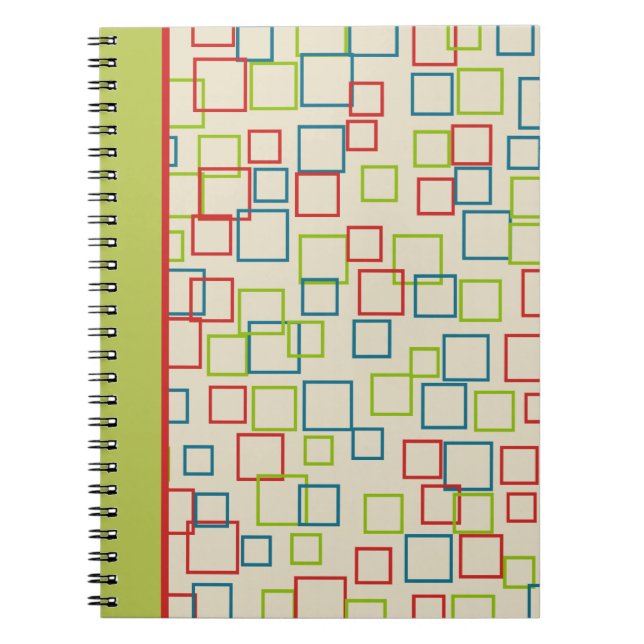 Bright Squares Notebook (Front)