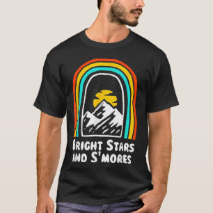 Bright Stars And Smores Camping Friends Camper Bud T-Shirt