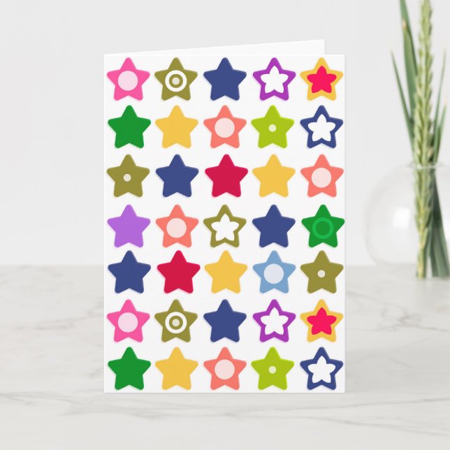 Bright stars holiday card (Front)