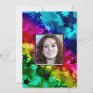 Bright stars party invitation