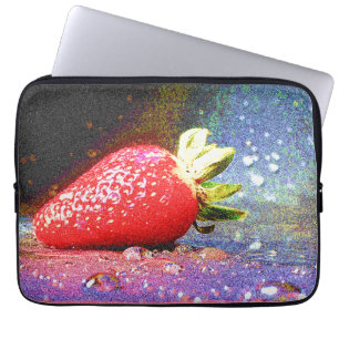 "Bright Strawberry" Cute Photo. Buy Now Laptop Sleeve