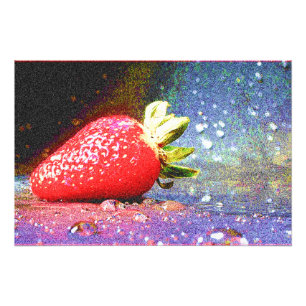 "Bright Strawberry" Cute Photo. Buy Now Photo Print