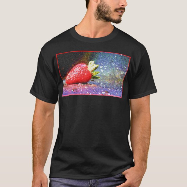 "Bright Strawberry" Cute Photo. Buy Now T-Shirt (Front)