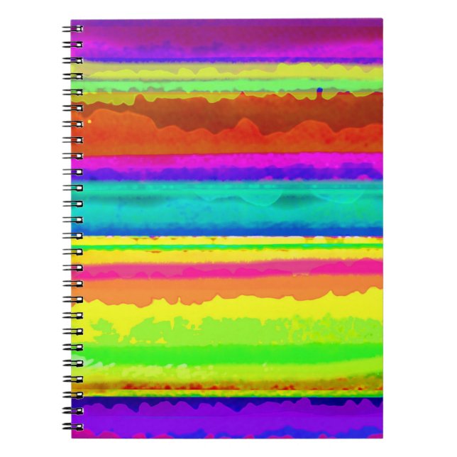 Bright Stripe Notebook (Front)