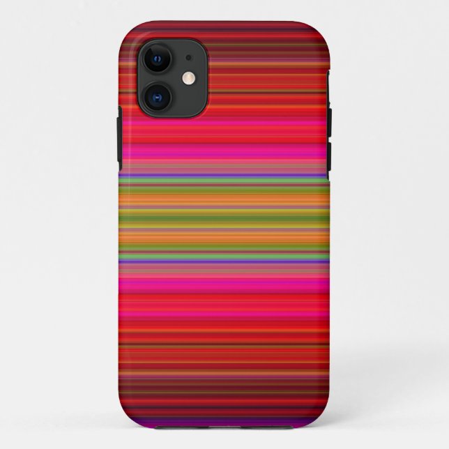 Bright Stripes Case-Mate iPhone Case (Back)