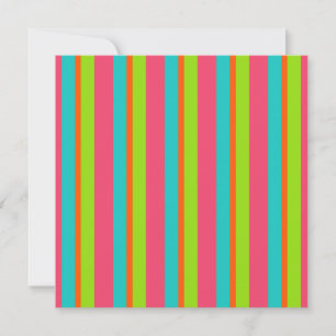 Bright Stripes Invitations