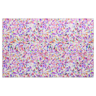 Bright Summer Colours Paint Splatter Pattern Fabric
