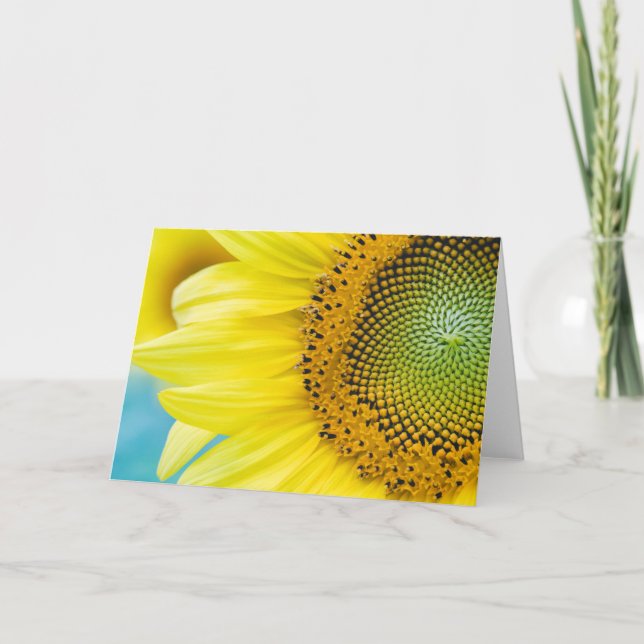Bright Sunflower Card (Front)