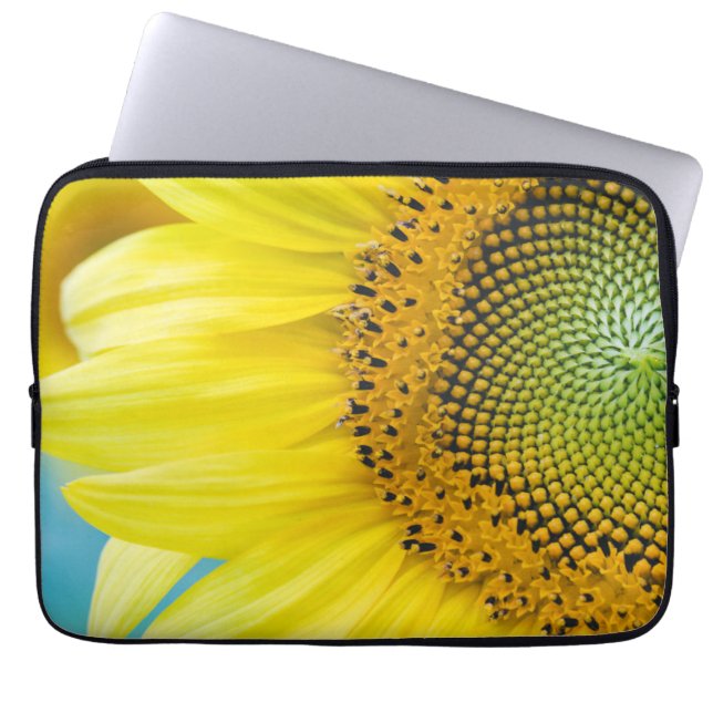 Bright Sunflower Laptop Sleeve (Front)