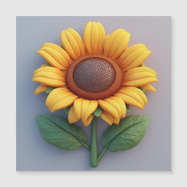 Bright Sunflower Sculpture (Front)