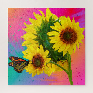 Bright Sunflowers Jigsaw Puzzle