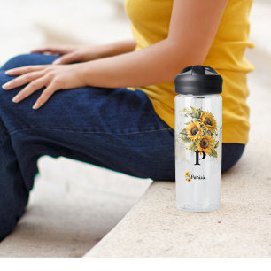 Bright Sunflowers  Water Bottle